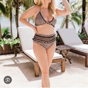 Pink Lily Bikini Set